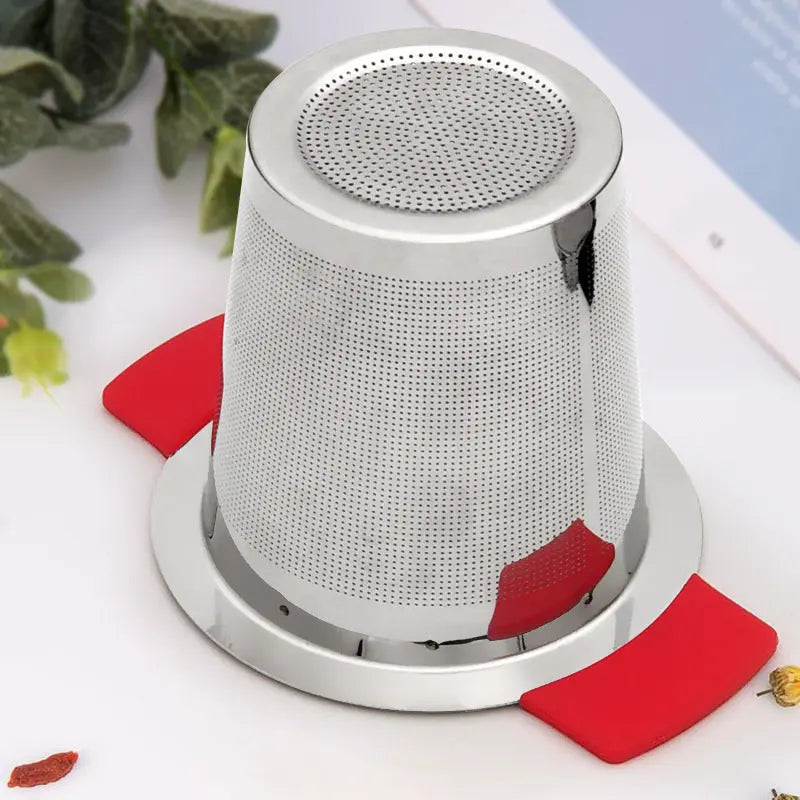 Stainless Steel Tea strainer With Silicone handle