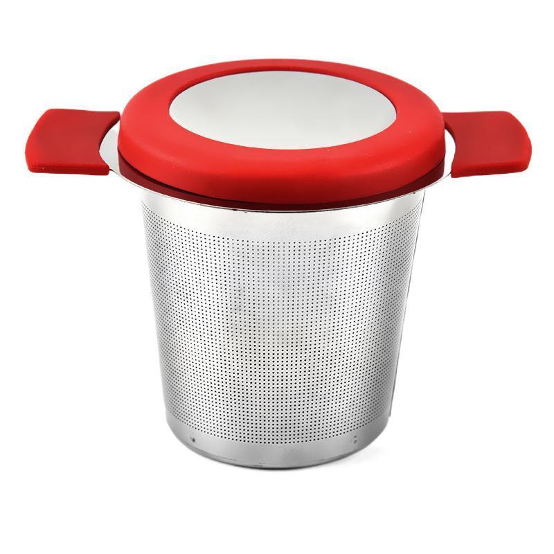 Stainless Steel Tea strainer With Silicone handle