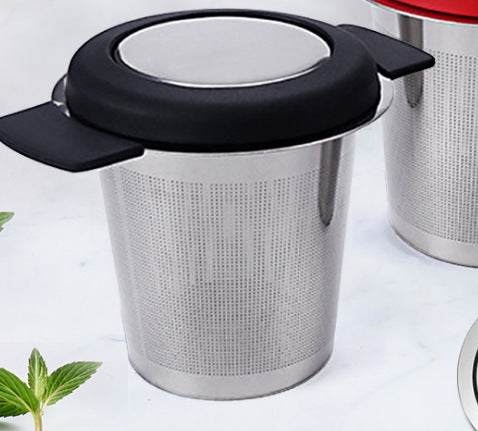 Stainless Steel Tea strainer With Silicone handle