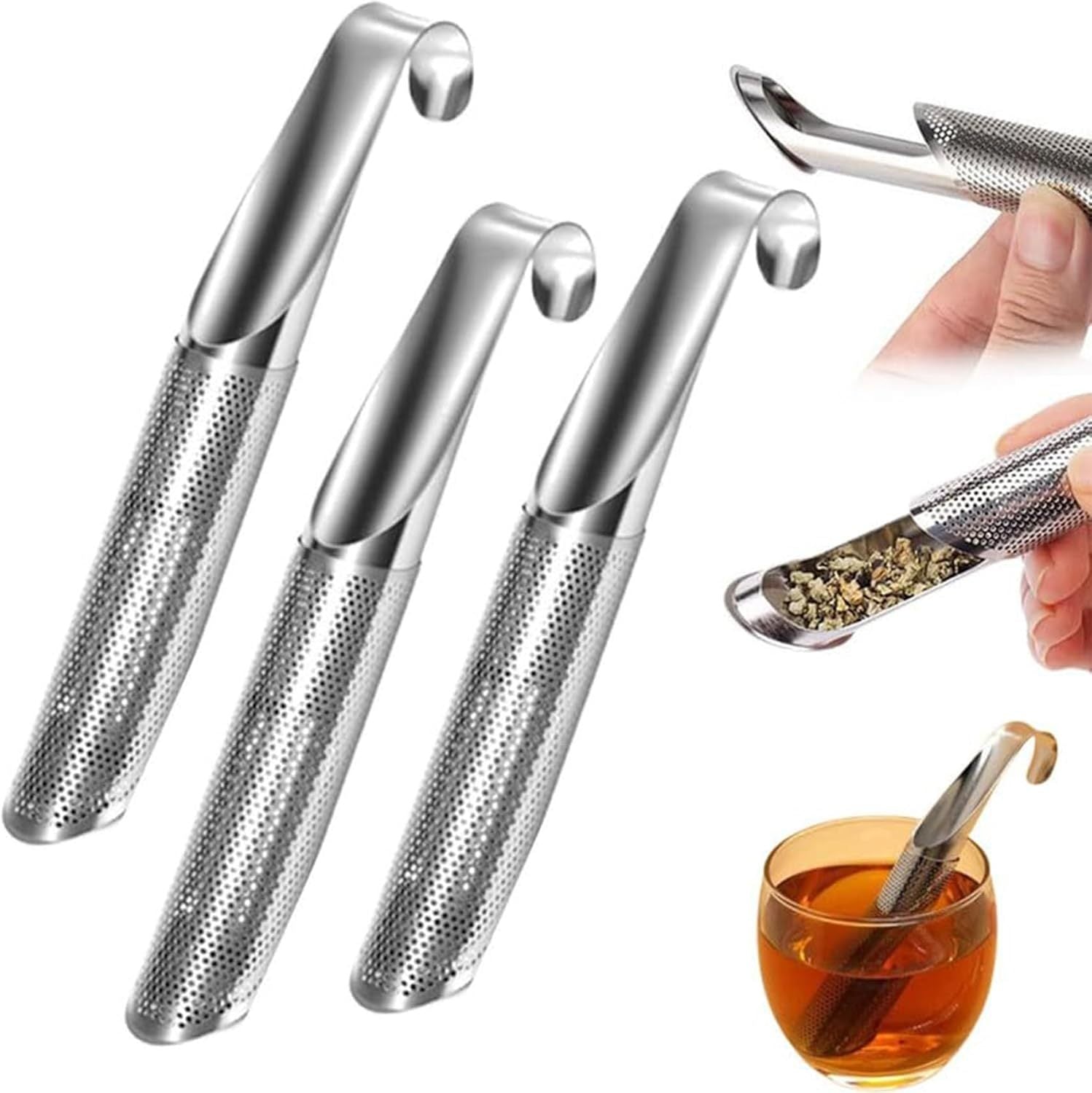 Tea Diffuser Stainless Steel with hanging hook